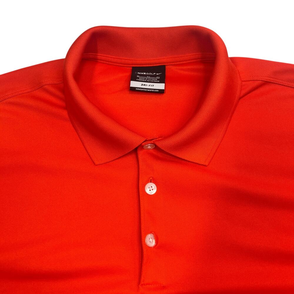Nike Dri-Fit Golf Polo Shirt Mens Red Athletic Performance‎ Casual Size XL - Picture 3 of 9